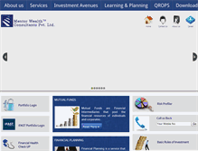 Tablet Screenshot of mentorwealth.in